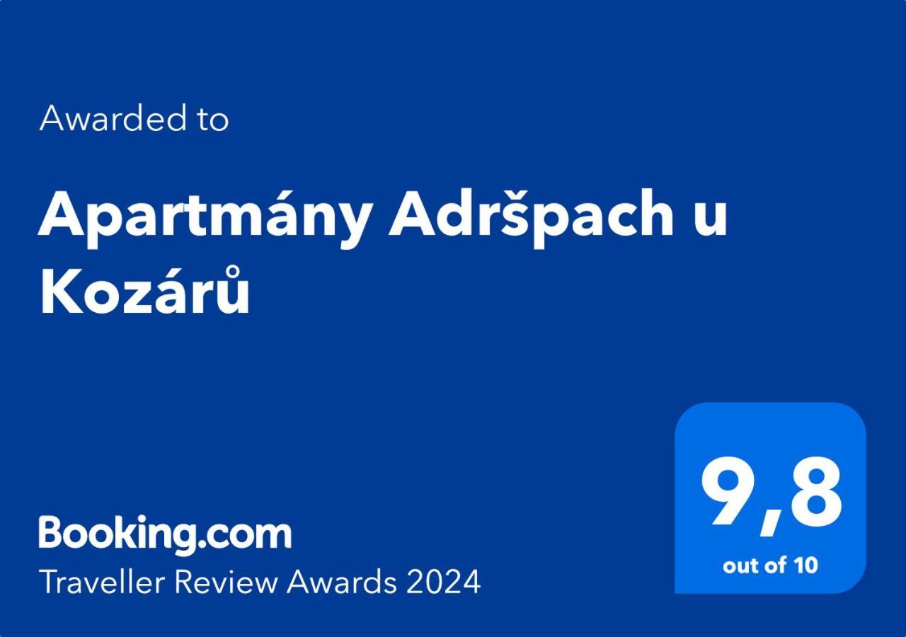 Apartmany Adrspach " U Kozaru " Teplice nad Metují מראה חיצוני תמונה